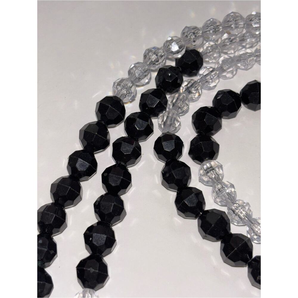 Vintage Black Agate necklace - Picture 7 of 8